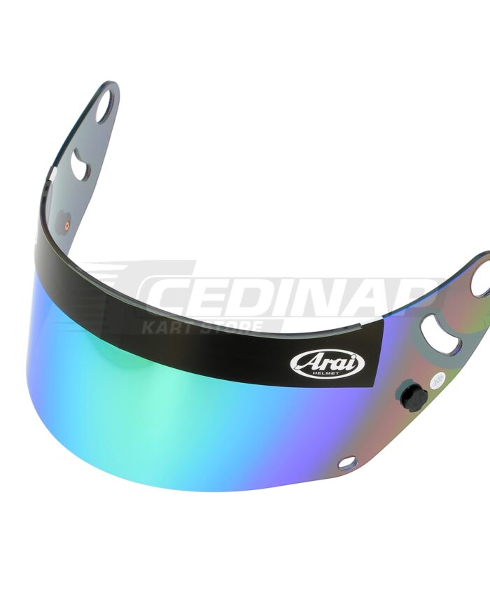 Visière iridium vert-Arai SK6