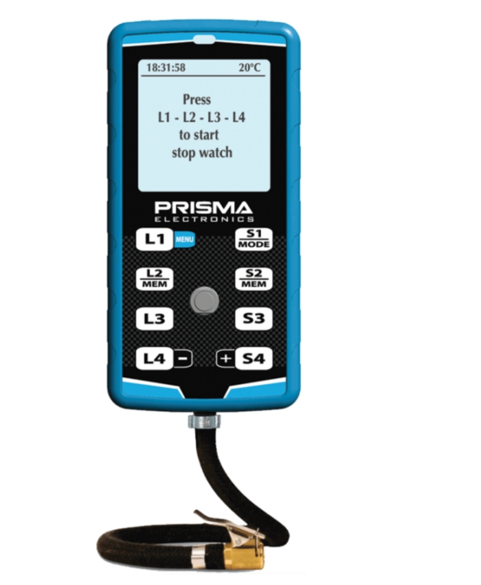 Manomètre de pression des pneus avec chronomètre Hiprema 4