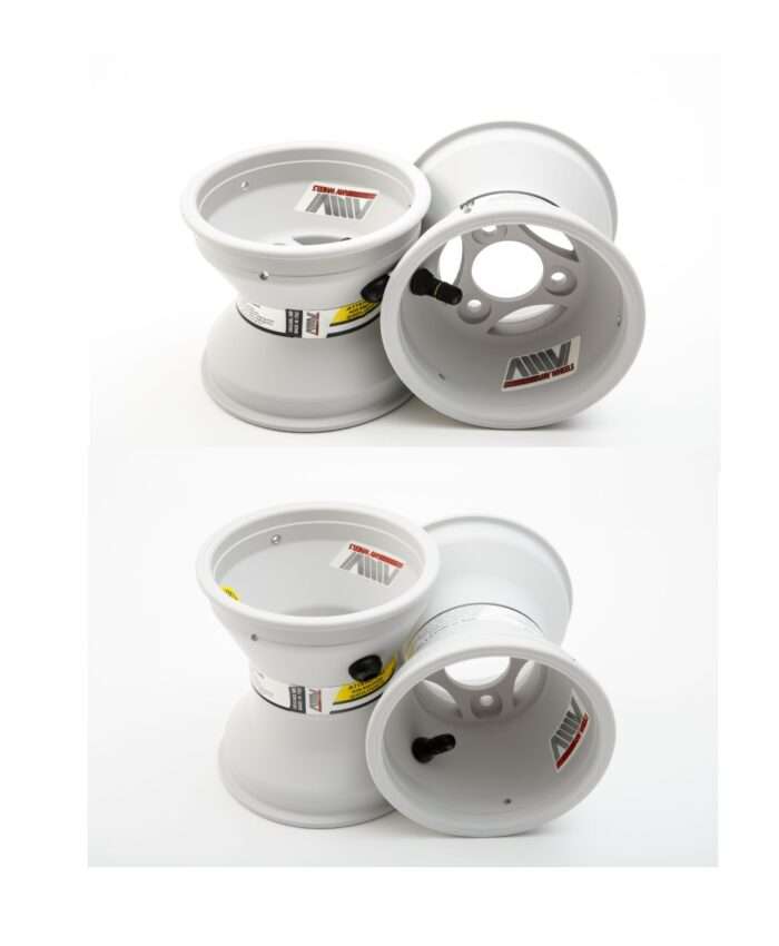 Jeu jantes complet magnésium Ø115/145 (cat. MINI)